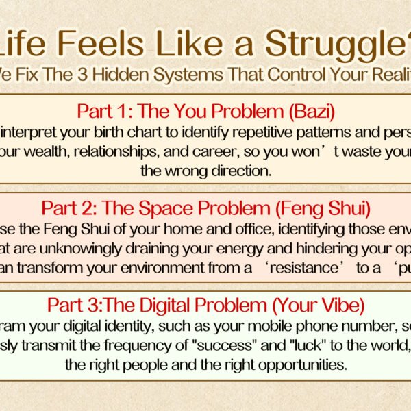 If you would like to consult about your fortune, you can place this order.